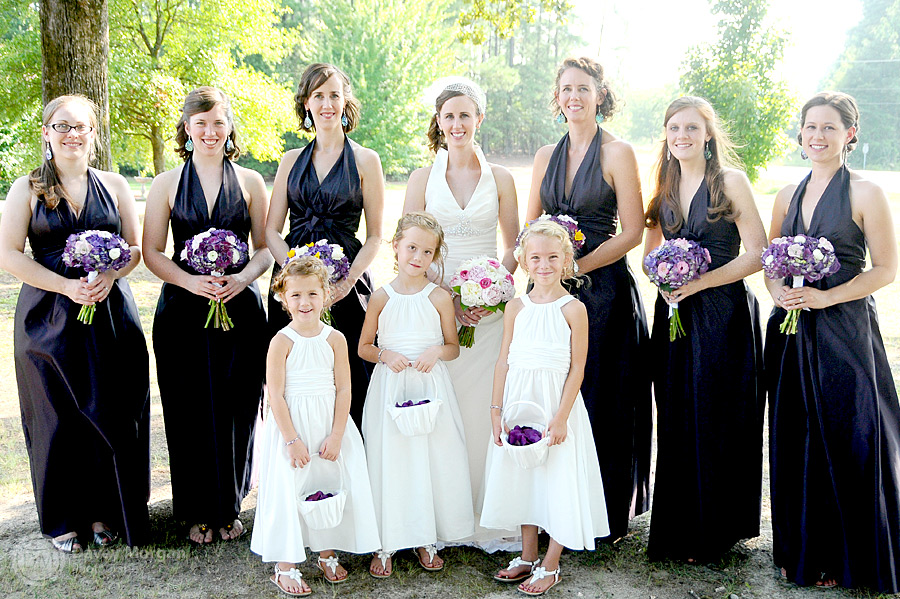 Bridesmaids, Flower Girl and Bride | Davey Morgan Photography
