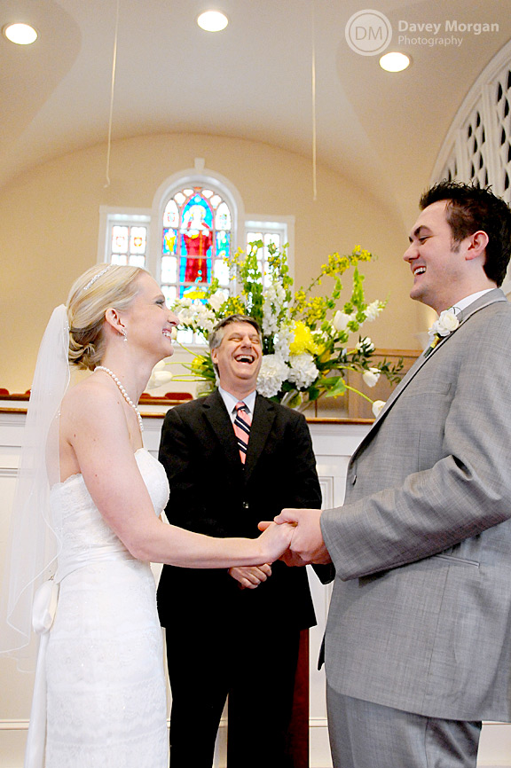 Pastor marrying bride and groom | Davey Morgan Photography