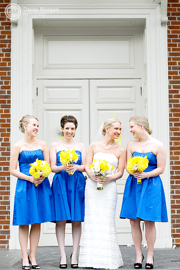 Bride and Bridesmaids laughing and smiling | Davey Morgan Photography