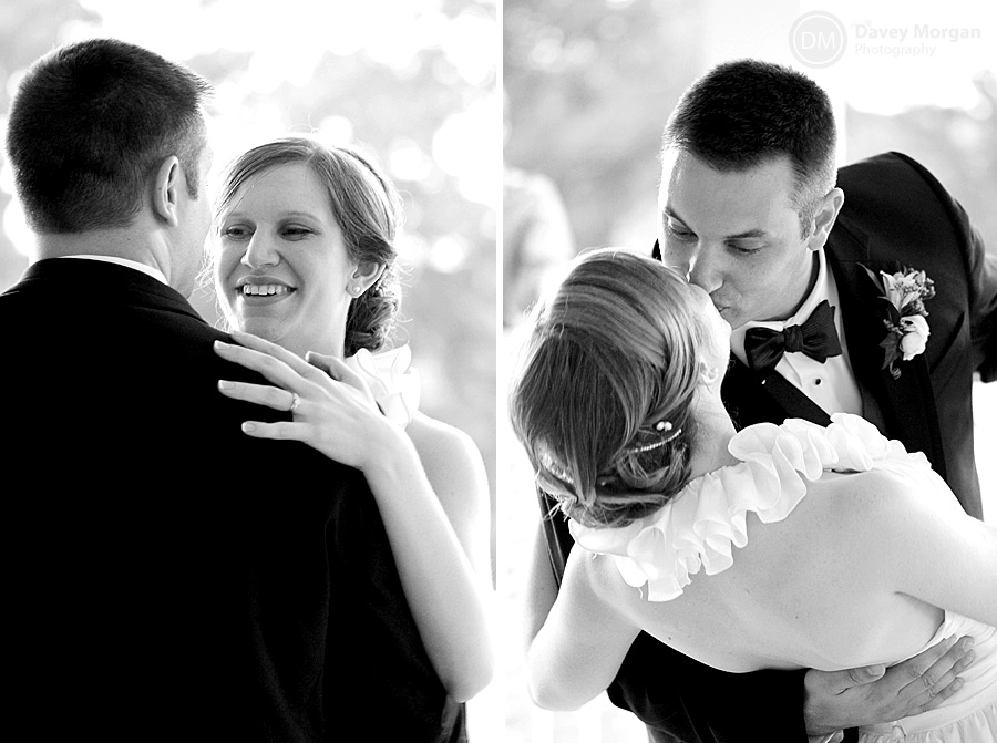 Bride and Groom dancing and dipping kiss | Davey Morgan Photography