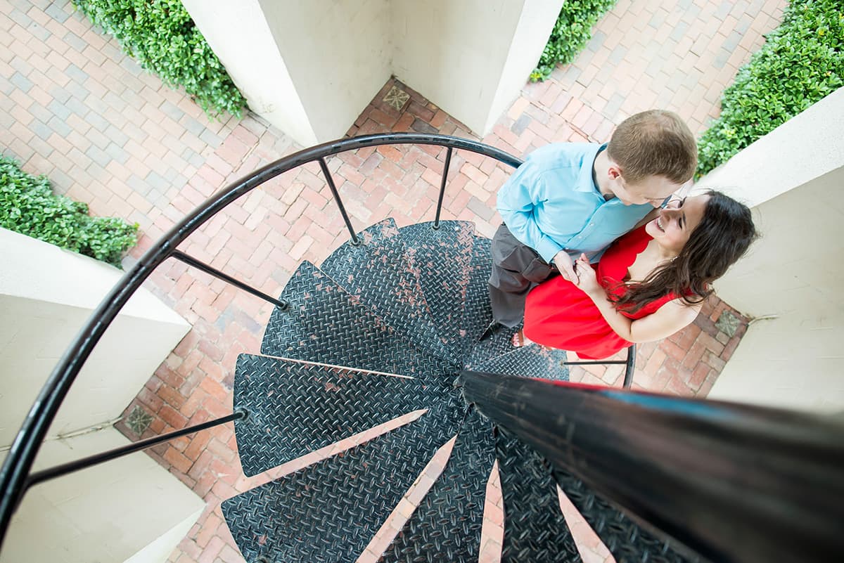 Furman University engagement pictures in Greenville, SC