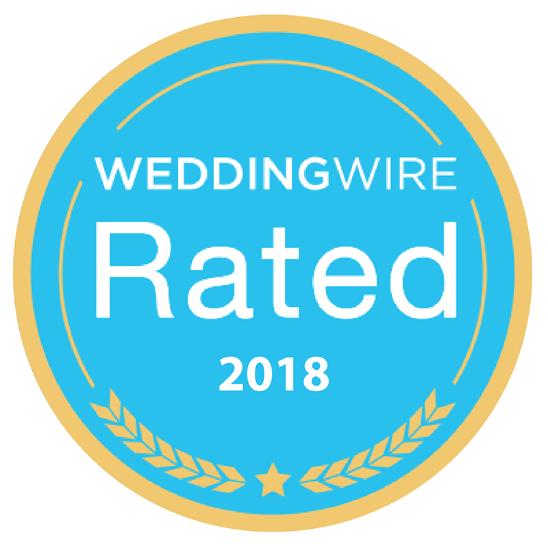 WeddingWire Rated 2018 award