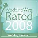 WeddingWire Rated 2008 award