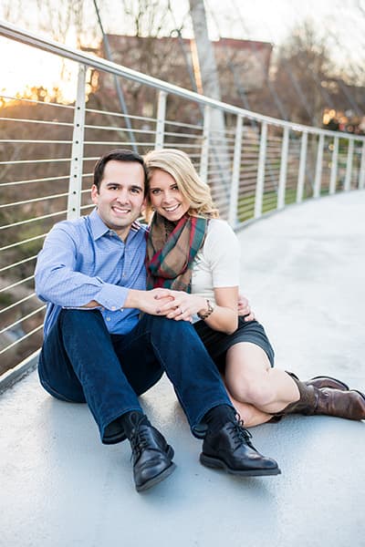 Engagement photographer in Greenville, SC