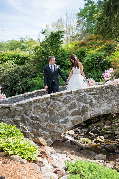Rock Quarry Garden wedding photography