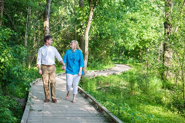Engagement at Lake Conestee nature park